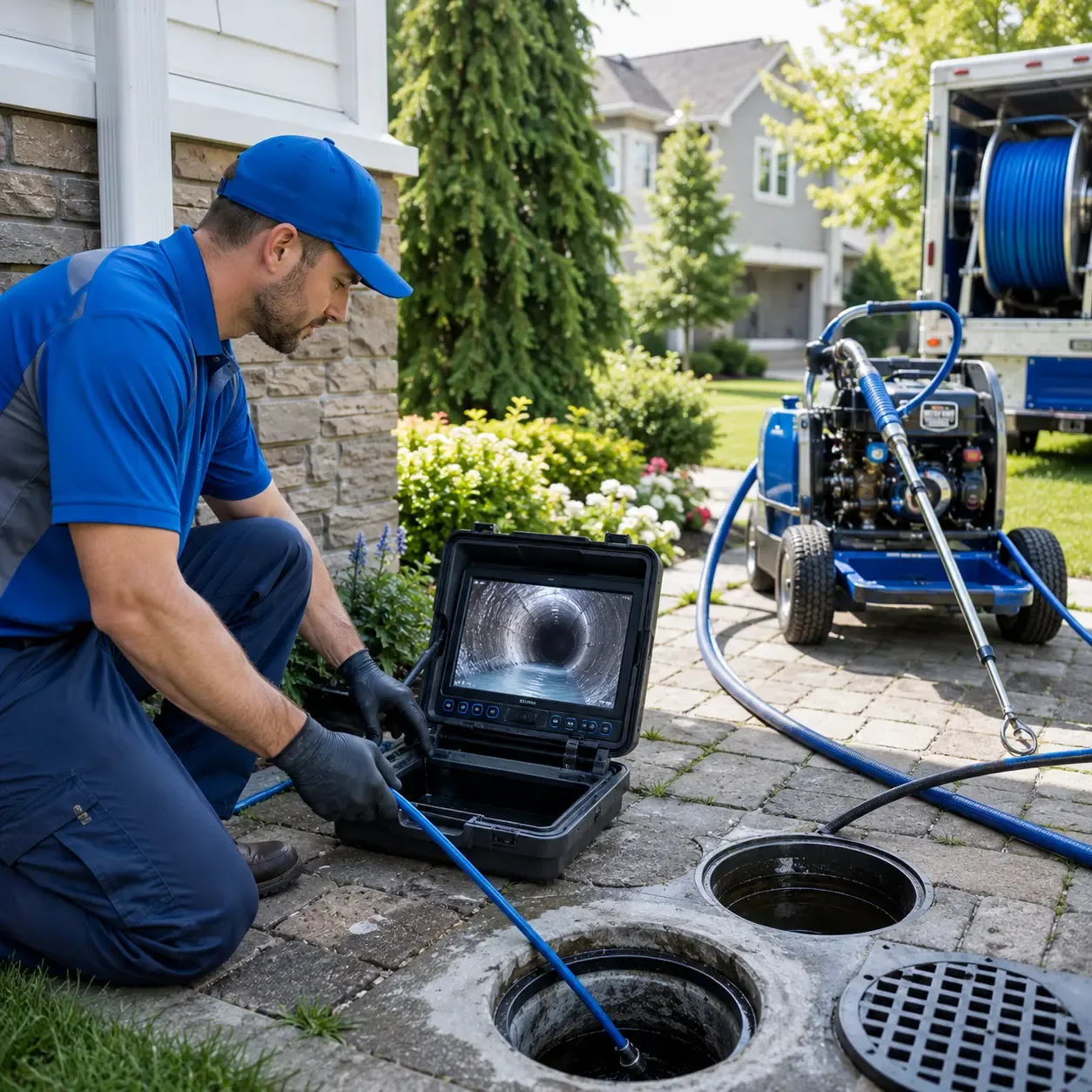 Outdoor drain cleaning professionals serving Bertrand, NE