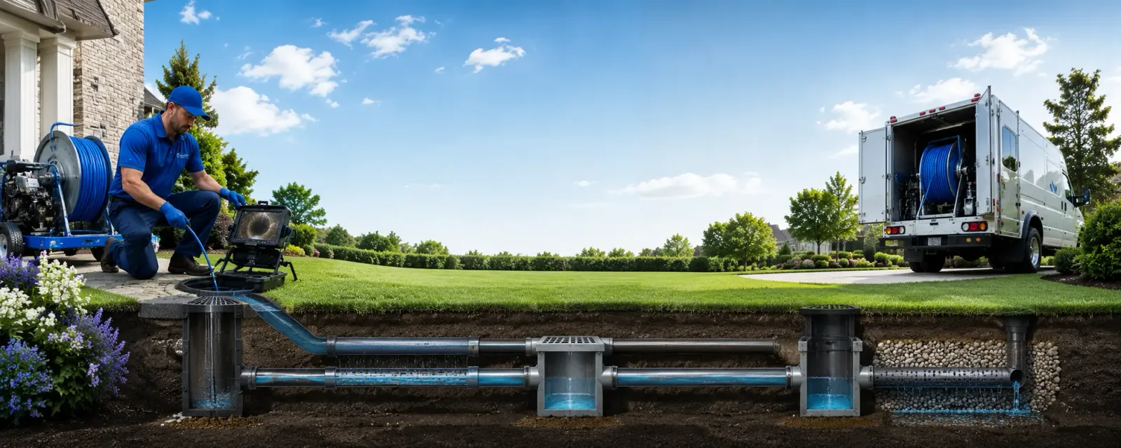Outdoor drain cleaning information for Bertrand, NE